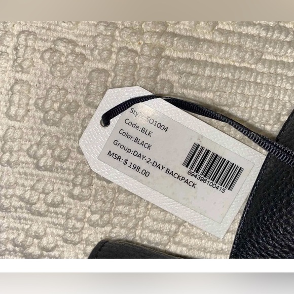 NWOT Sanctuary Black Leather Backpack - Picture 9 of 13